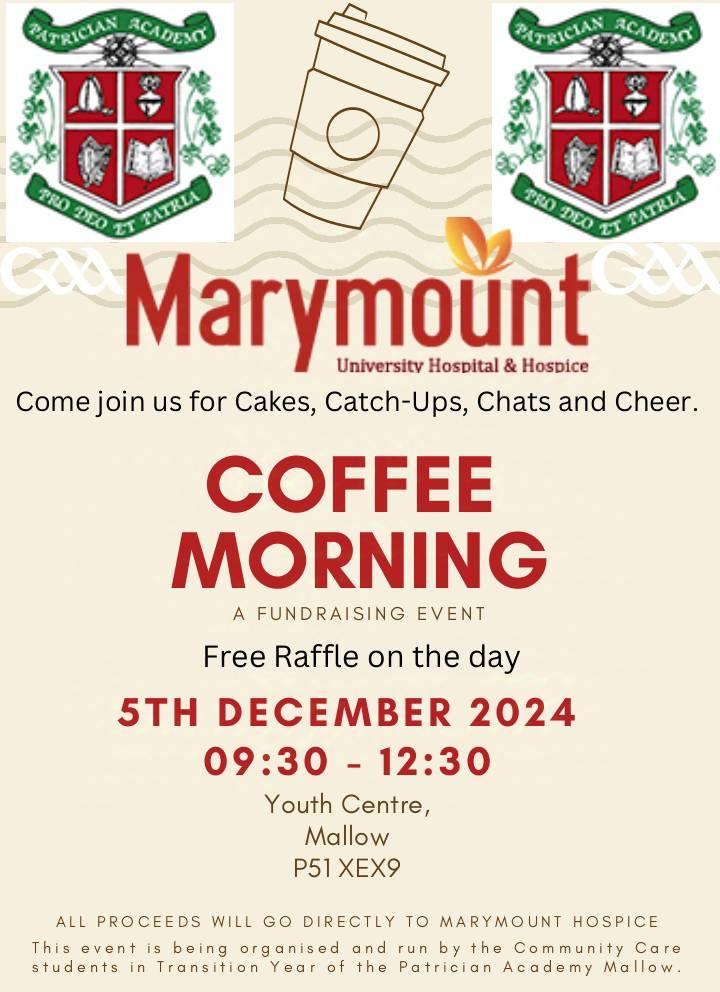 Coffee Morning for Marymount Hospice