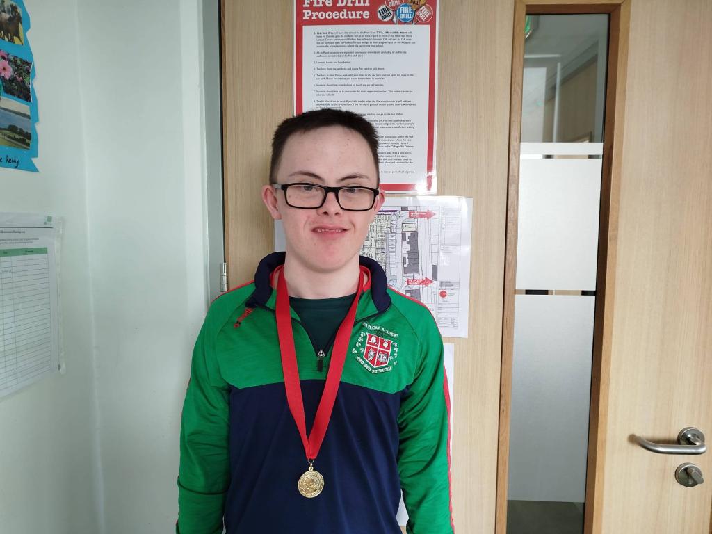 Eoghan Gallagher -Gold Medal in Athletics