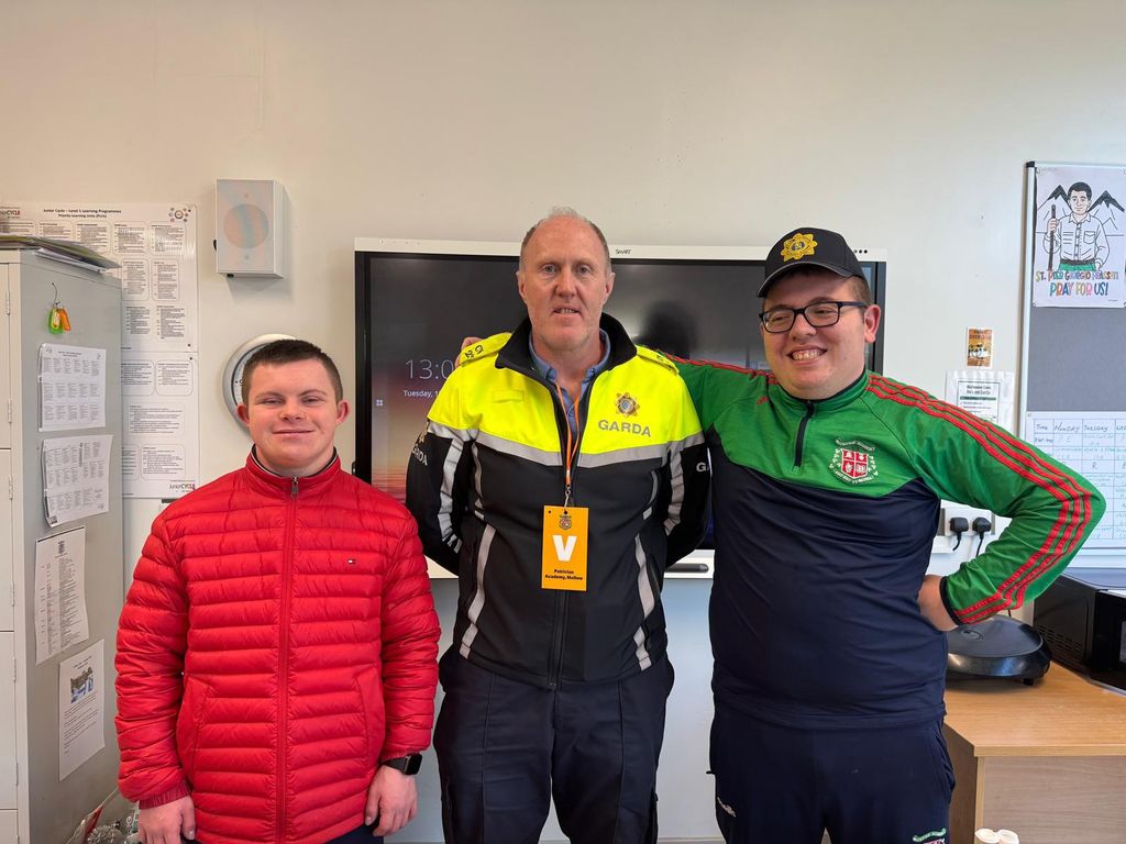 Visit from An Garda Síochána to CIA